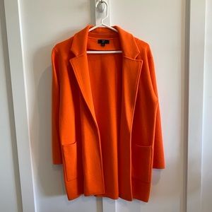 Women’s sweater blazer by J Crew.